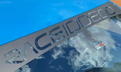 Adesivo Parabrisa Race10020 Preto