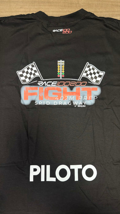 Camiseta Piloto RACE FIGHT 2º Edição 400m (1/4 de milha)