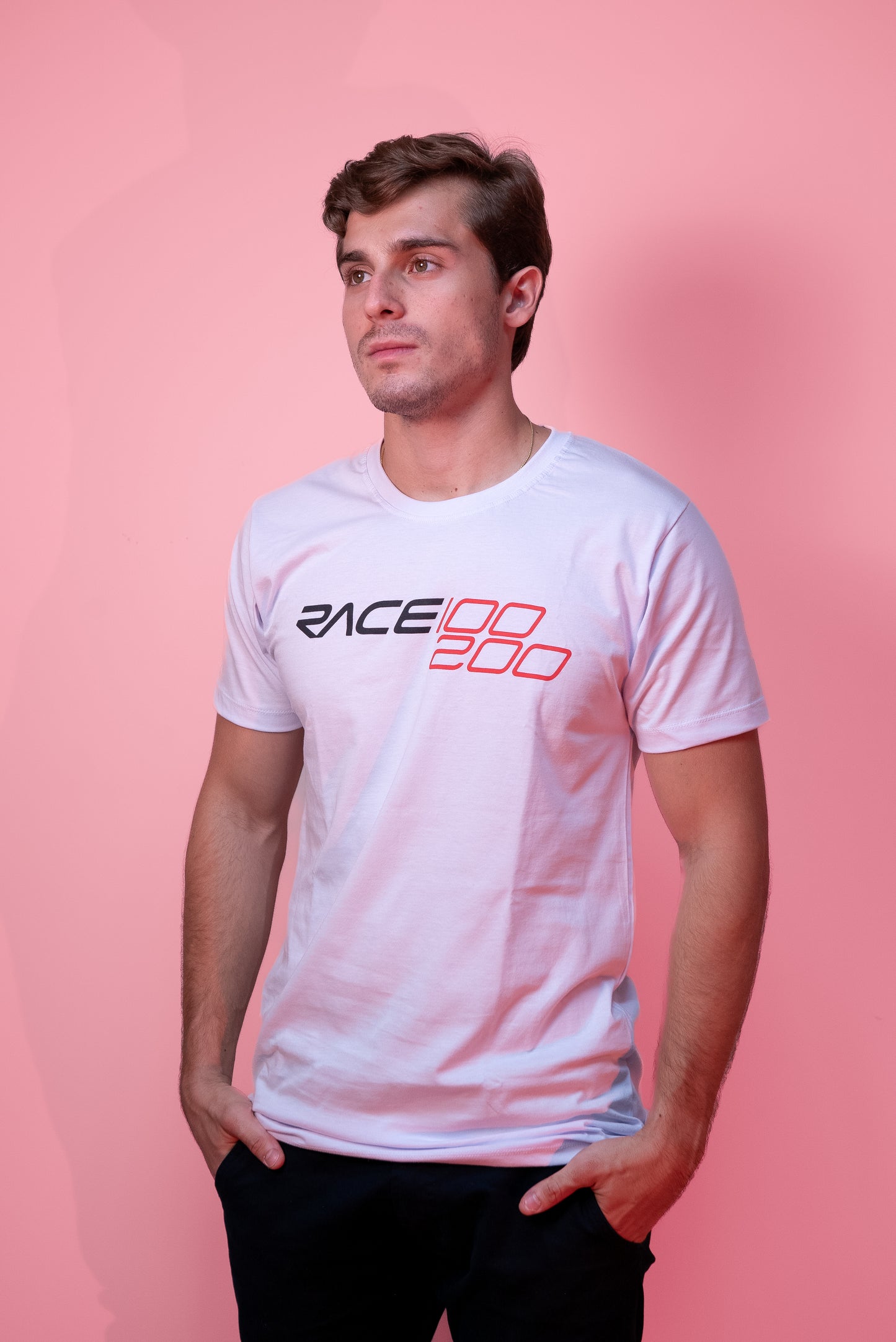 Camiseta RACE100200 Personalizada - Branca