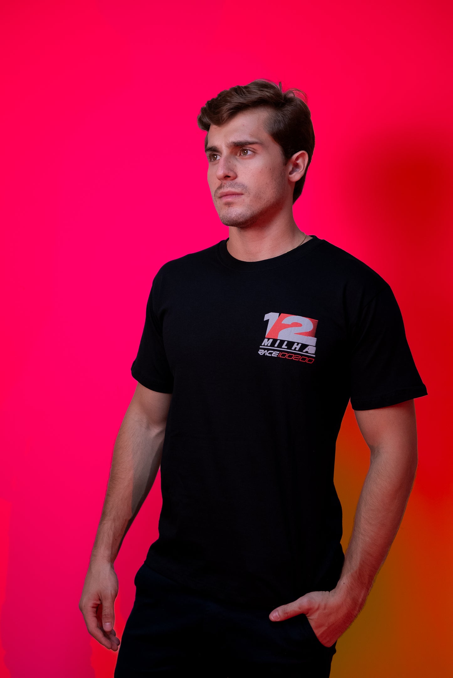 Camiseta 1/2 Milha RACE100200 Piloto - Preta