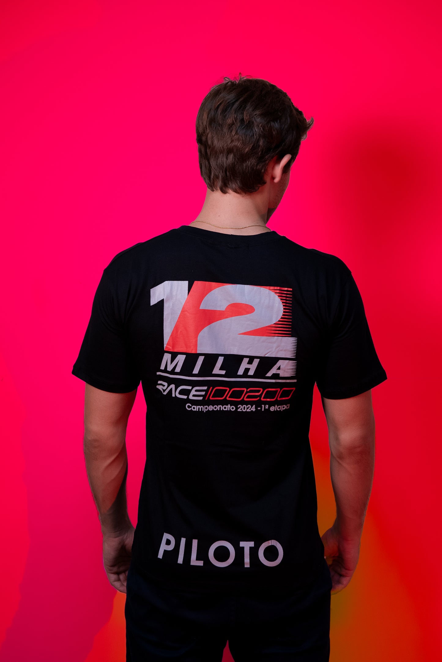 Camiseta 1/2 Milha RACE100200 Piloto - Preta