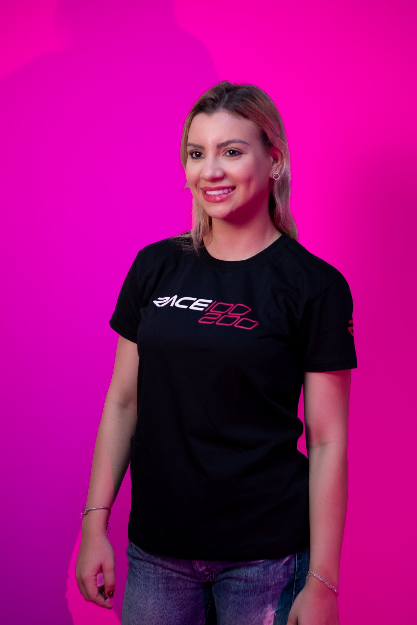 Camiseta Feminina RACE100200 - Rosa